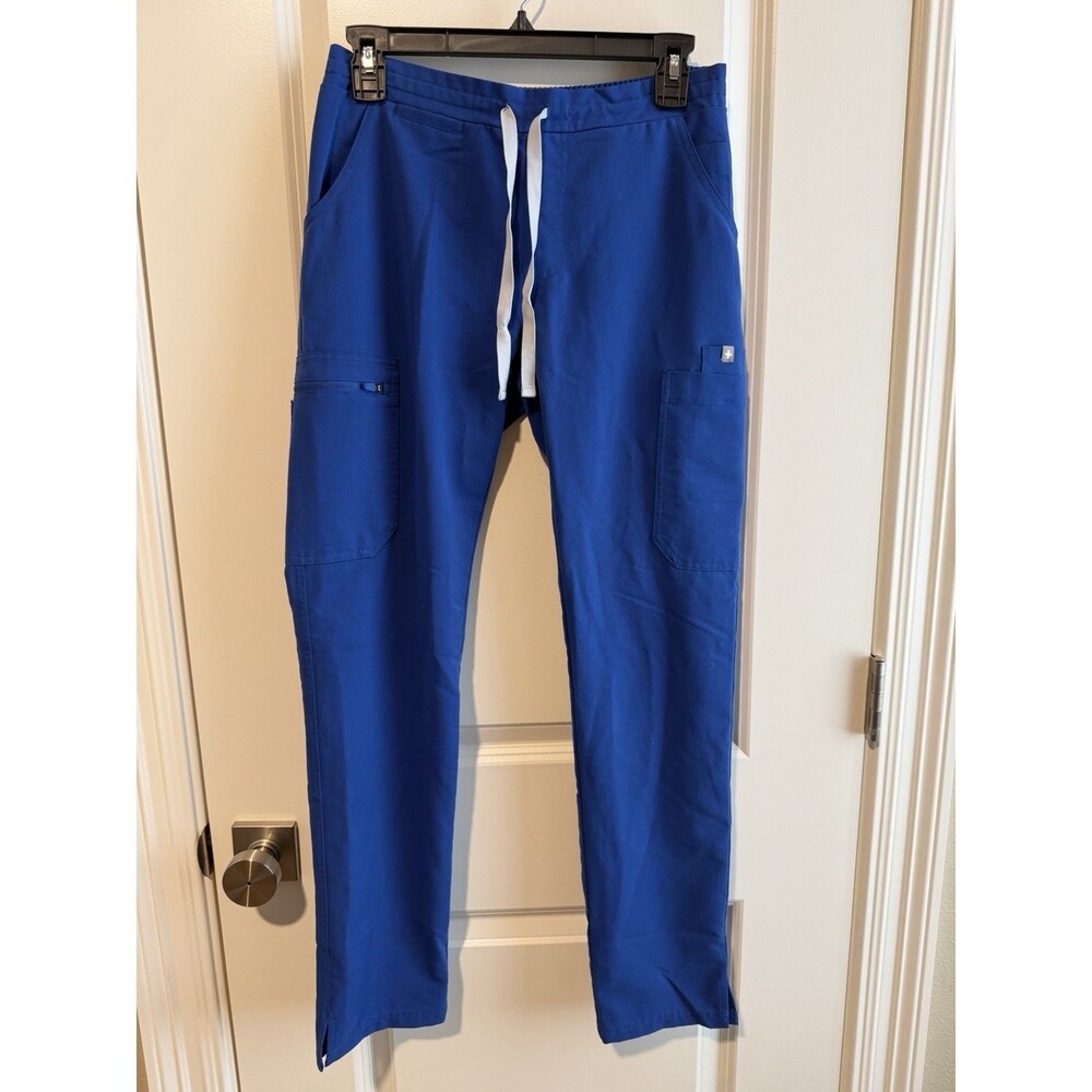 FIGS Yola Skinny Scrub Pants Women XS Royal Blue TW2000R Technical Collection